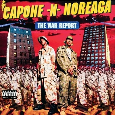 Capone-N-Noreaga - War Report (Clear With Red & Blue Splatter) (2 LP) (0016998517314)