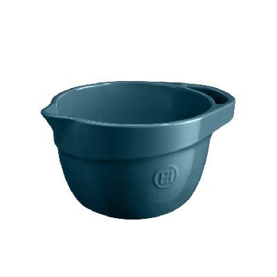 Керамична купа за смесване Emile Henry Mixing Bowl 2, 5 л - цвят синьо-зелен (EH 6562-97)