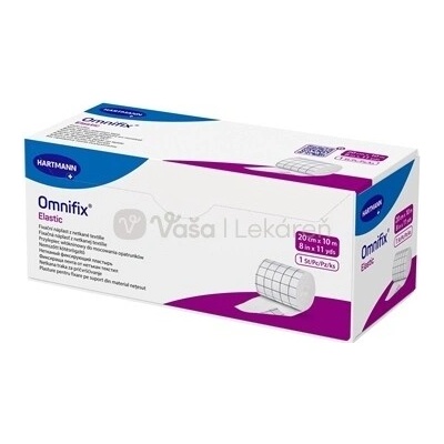 Omnifix Elastic Fixačná náplasť z netkanej textílie 20 cm x 10 m 1 nedelená náplasť