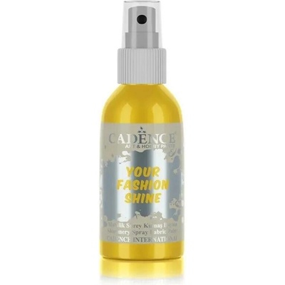Perleťový sprej na tmavý textil 100 ml žlutá