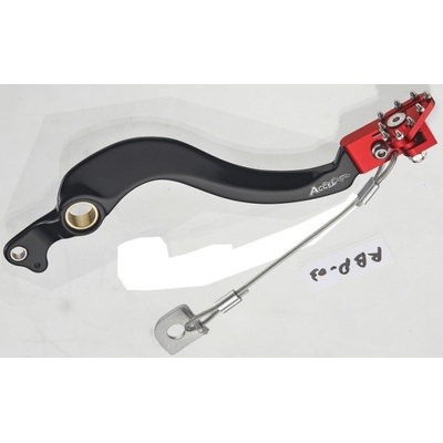 ACCEL páka nožní brzdy HONDA CRF 450R 02-18, CRF 250R 04-18 barva červená