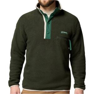 Columbia Мъжки поларен пуловер Columbia Helvetia II Half Snap Fleece Fleece jumper - Green Scape (005-6143-1712)