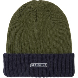 Sealskinz Зимна шапка (beanie) Sealskinz Bacton Beanie - Olive / Navy - размер L/XL (904-0847-0212)