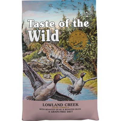 Taste of the Wild 2х6, 6кг Lowland Creek Taste of the Wild, суха храна за котки