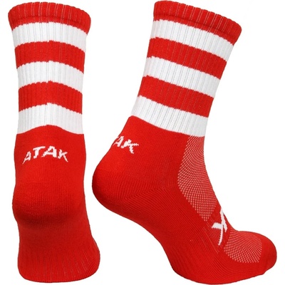 Atak Чорапи Atak Half Leg Socks Senior - Red/White