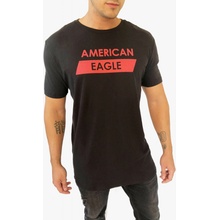American Eagle American Eagle Long Fit Black triko Černá