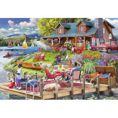 BlueBird Lake View Cabin Mountain Time 1000 dielov