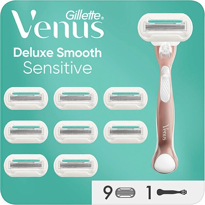 Gillette Venus Deluxe Smooth + 9 ks hlavic
