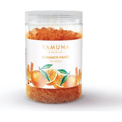 YAMUNA Pomarančovoškoricová morská soľ do kúpeľa 1kg
