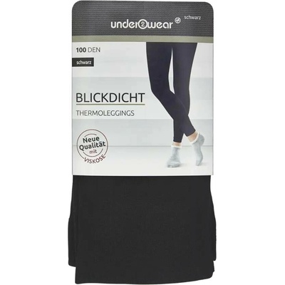 under2wear Termolegíny černé