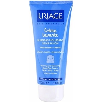 Uriage 1érs Soins Bébés čistiaci krém na tvár, telo a vlasy (Foaming And Cleansing Soap-free Cream) 200 ml