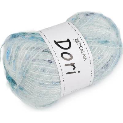 Pletací mohérová příze s nopky Dori 100 g Varianta: 12 (F005) mentolová, Balení: 1 ks 57863/147367/274407