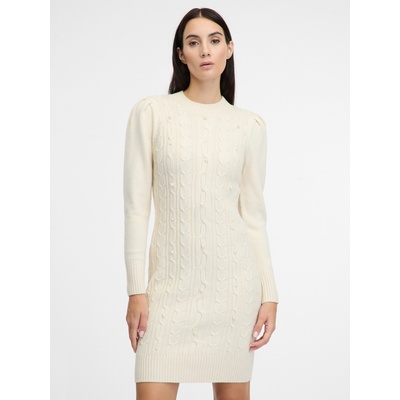 orsay Кремава дамска рокля-пуловер ORSAY Orsay | Byal | ЖЕНИ | XS