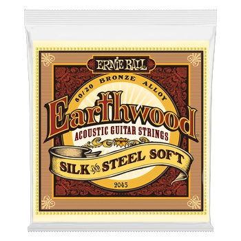 Ernie Ball 2045 Earthwood Silk & Steel Струни за акустична китара (P02045)