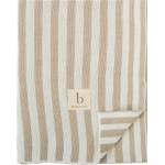 Bimbidreams Бебешко плетено одеяло Bimbidreams - Basics, 75 x 90 cm, райе, Ivory (8435629215085) - baby