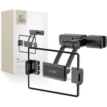 Tech-Protect Универсална стойка за облегалка на кола от Tech Protect V2 - Черна (5906302380688)