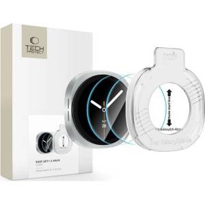 Tech-Protect Стъклен Протектор за Samsung Watch 8/ 9 40mm, Tech-Protect Easy Set+ Glass 2бр. , Прозрачен (5906302324637)