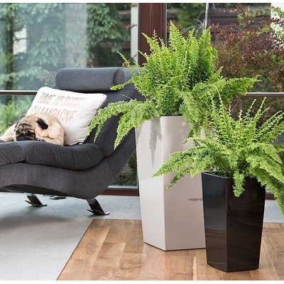Lamela Květináč Finezja 250 x 250 mm krémový