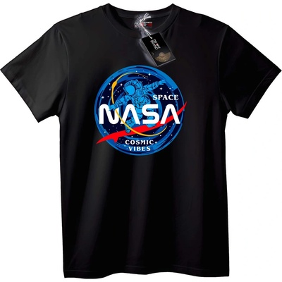 NOONEBRAND Тениска NASA Космически Вибрации - L, Black