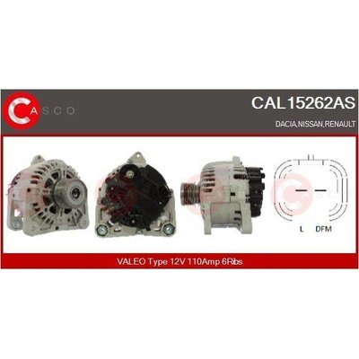 Generátor CASCO CAL15262AS