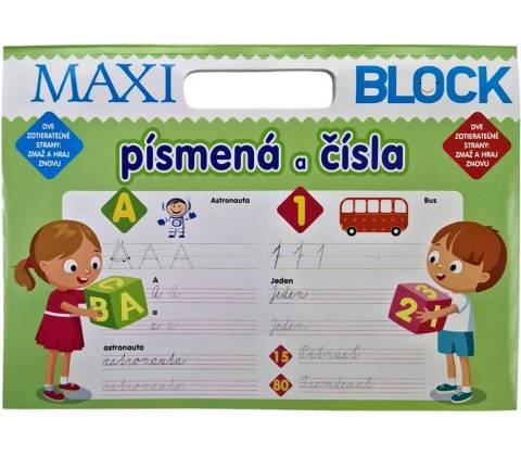 Maxi block Písmena a čísla