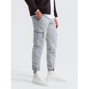 Ombre Clothing Мъжки дрехи Ombre STRAIGHT LEG CARGO V3 OM-PACG-0196 Ombre Clothing | Siv | МЪЖЕ | 34/32