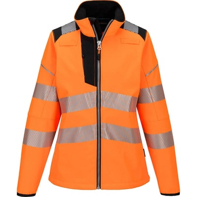 Portwest bunda PW381 Hi-Vis softshellová dámská oranžová/čierna