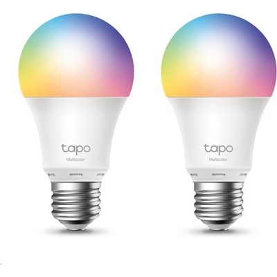 TP-Link Tapo L530E 2-pack chytrá WiFi stmívatelná LED žárovka barevná,2500K-6500K,806lm,2,4GHz,E27 Tapo L530E 2-pack