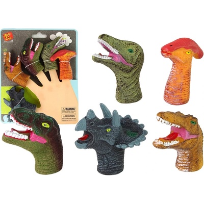 Mamido Farebné Dinosaury na Prstové Bábky 5 Kusov