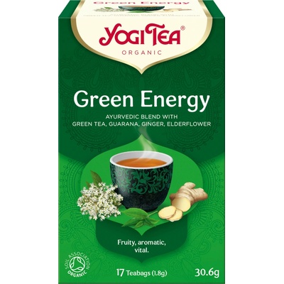 Yogi Tea Bio Zelená energie rovnováha 17 x 1,8 g