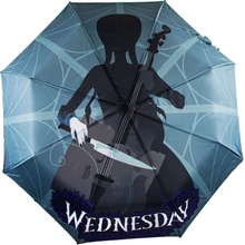 Netflix Wednesday deštník skládací modrý