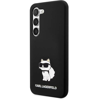 KARL LAGERFELD Гръб Karl Lagerfeld Liquid Silicone Choupette NFT Case за Samsung Galaxy S23 - Черен (3666339114664)