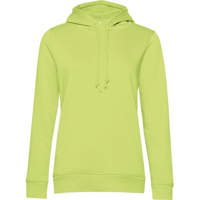 B&C Inspire Hooded COT-01W34B12200 zelená lime