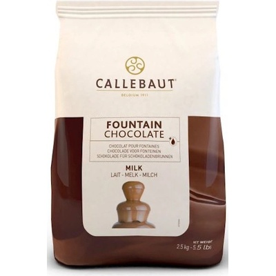 Callebaut mliečna čokoláda do fontán 2,5kg