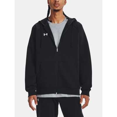 UA Rival Fleece FZ Hoodie Sweatshirt Under Armour | Cheren | МЪЖЕ | 3XL