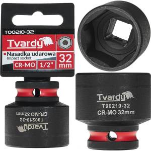 Tvardy Ударна вложка 1/2" 6-стен 32mm CR-MO 82068 (T00210-32)