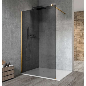 SAPHO Vario - Душ кабина Walk-In, 70x200 см, Coated Glass, матово златно/димно стъкло GX1370-01 (GX1370-01)
