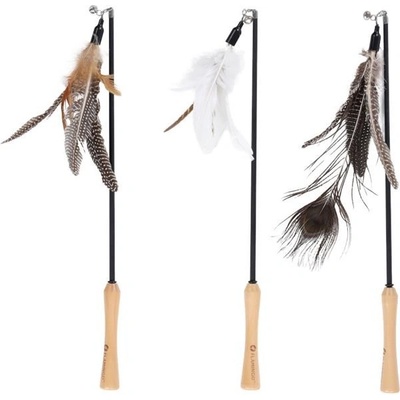 Flamingo Tyra škádlítko s výměnným koncem 2 x 1 x 47-77 cm