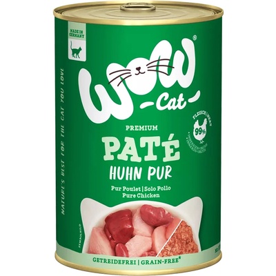 WOW Cat Adult Paté kuracie PUR 400 g