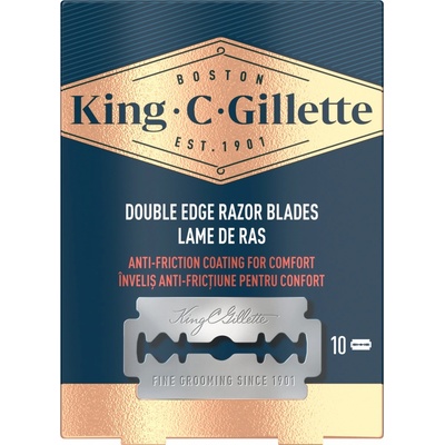 Gillette King C. Double Edge žiletky 10 ks