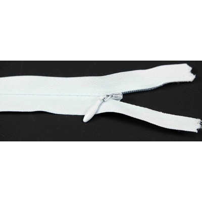 Nedeliteľný skrytý zips (3mm) rôzne farby - dĺžka 18 cm - 60 cm 55 cm Svetlo Modrá