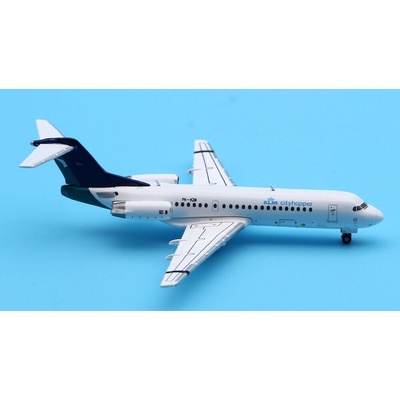 JC Wings Fokker 70 KLM Cityhopper Sil Air hybrid Colors 1:400
