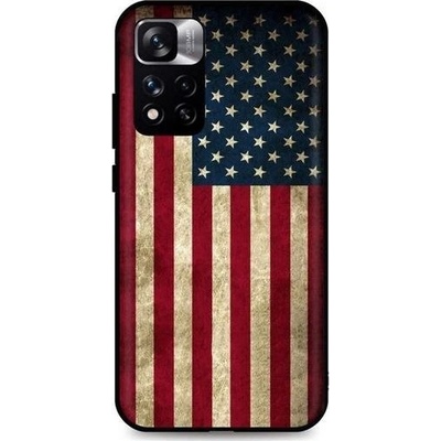Pouzdro TopQ Xiaomi Redmi Note 11 Pro+ 5G 3D silikon Amerika
