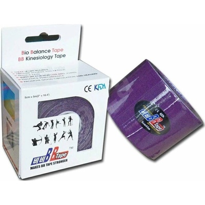 BB Tape Ice kineziotejp z hodvábu modrá 5 m x 5 cm