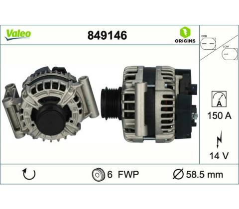 generátor VALEO 849146