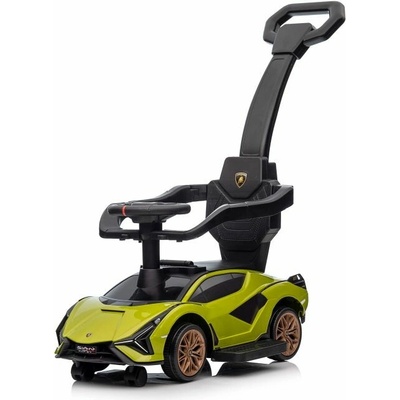 mamido auto s vodiacou tyčou Lamborghini Sian zelené