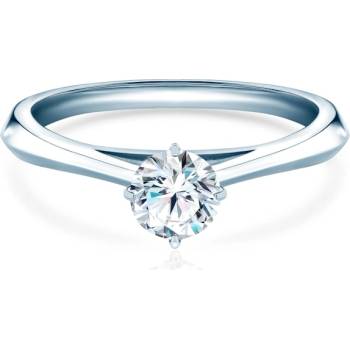SAVICKI Годежен пръстен The Light: бяло злато, лабораторен диамант
