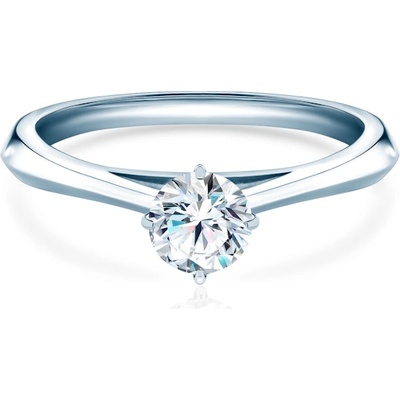 SAVICKI Годежен пръстен The Light: бяло злато, лабораторен диамант