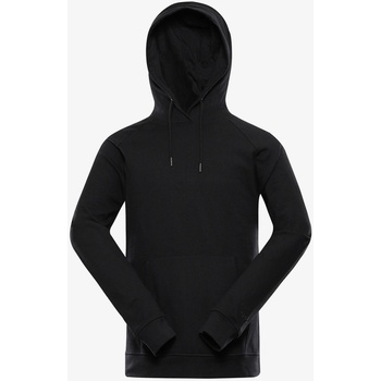 NAX Черна мъжка основна блуза с качулка NAX Geoc NAX | Cheren | МЪЖЕ | M