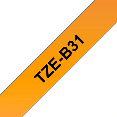 Brother TZ-B31, signální oranžová / černá 1ks TZeB31